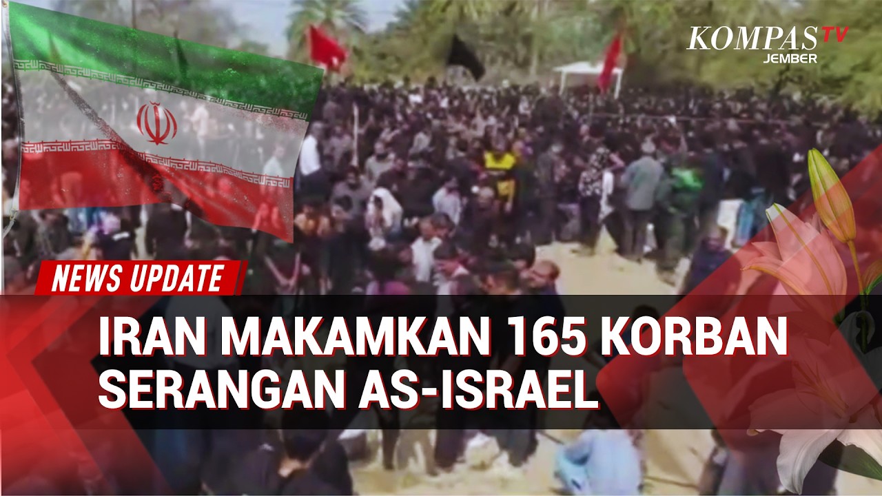 Iran Gelar Pemakaman Massal 165 Korban Serangan AS-Israel – Mayoritas Siswa SD