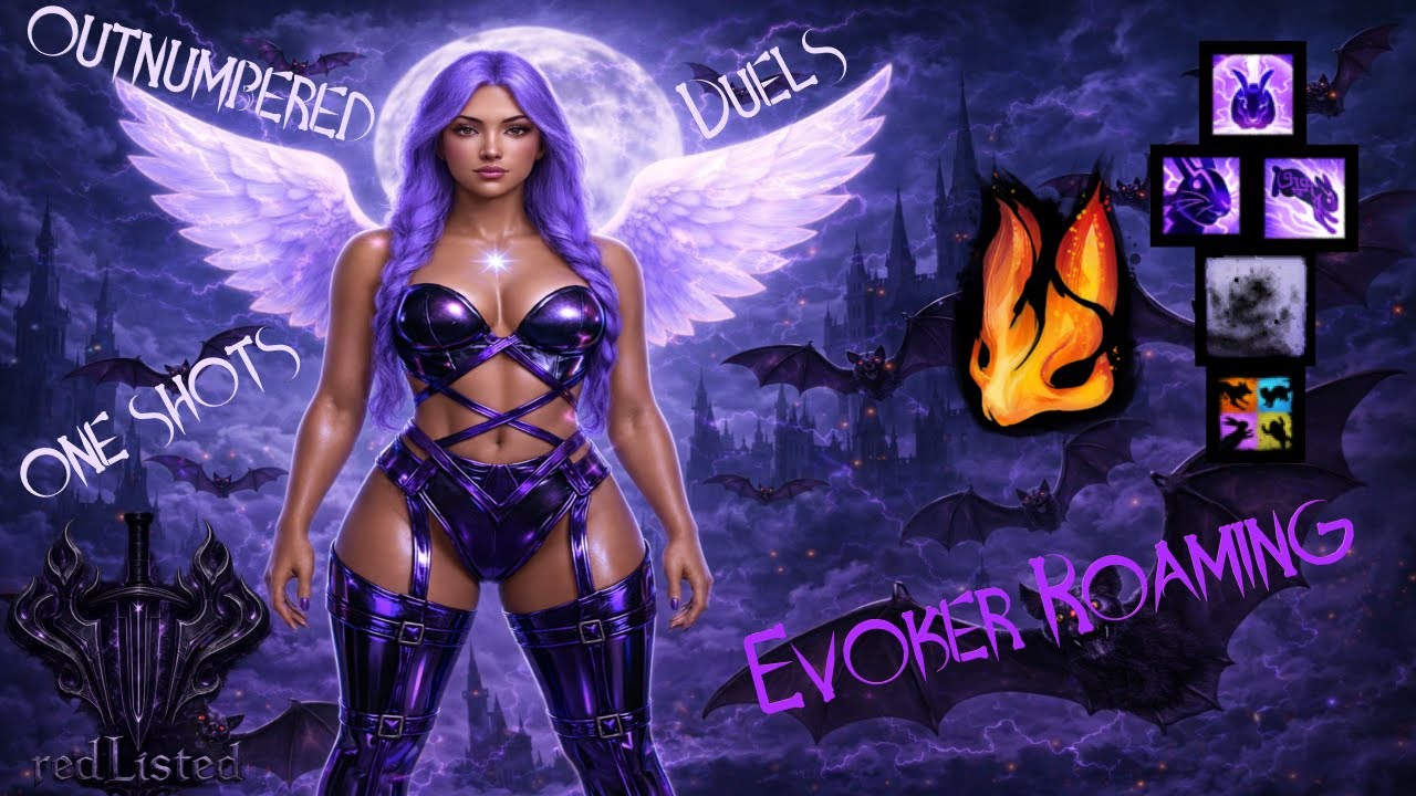 Guild Wars 2 - WvW - Power Evoker ROAMING - [rL] 