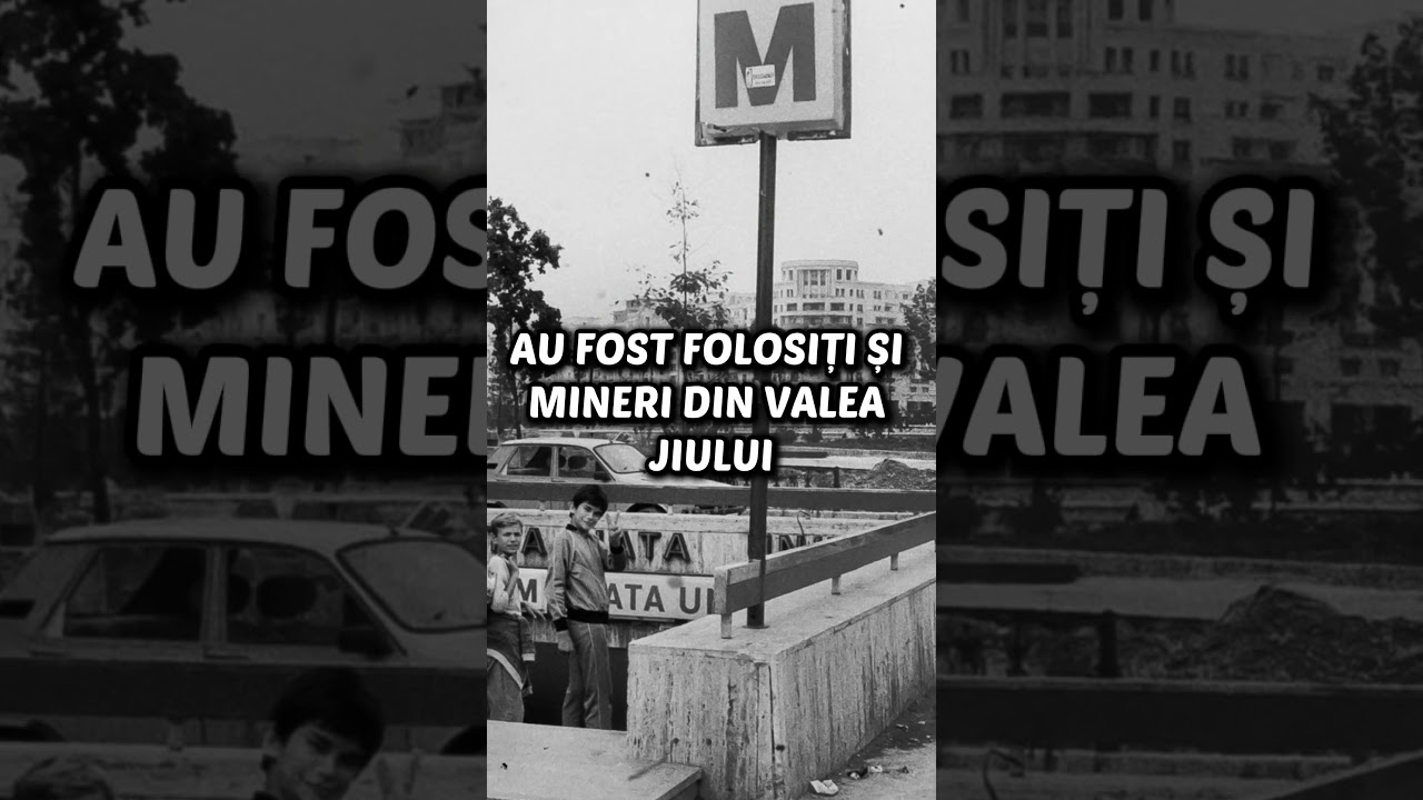 Construcția metroului din București #curiozități #romania