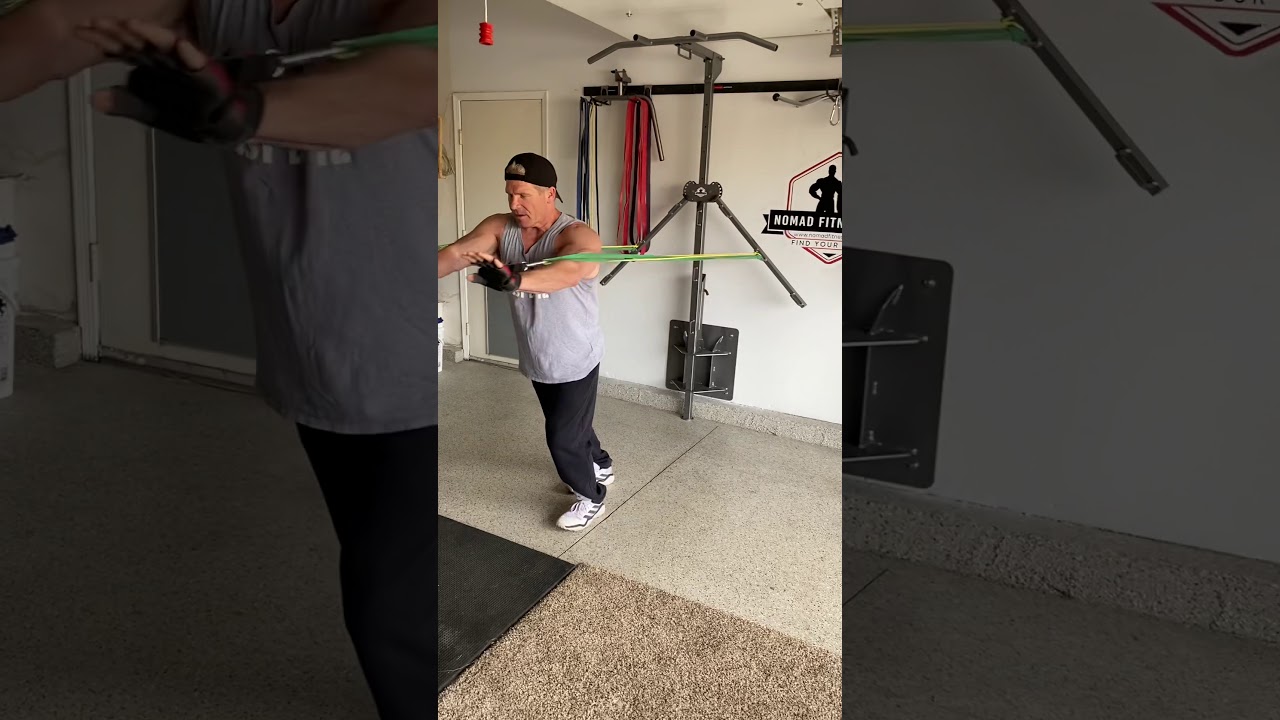 Resistance Band Chest Press