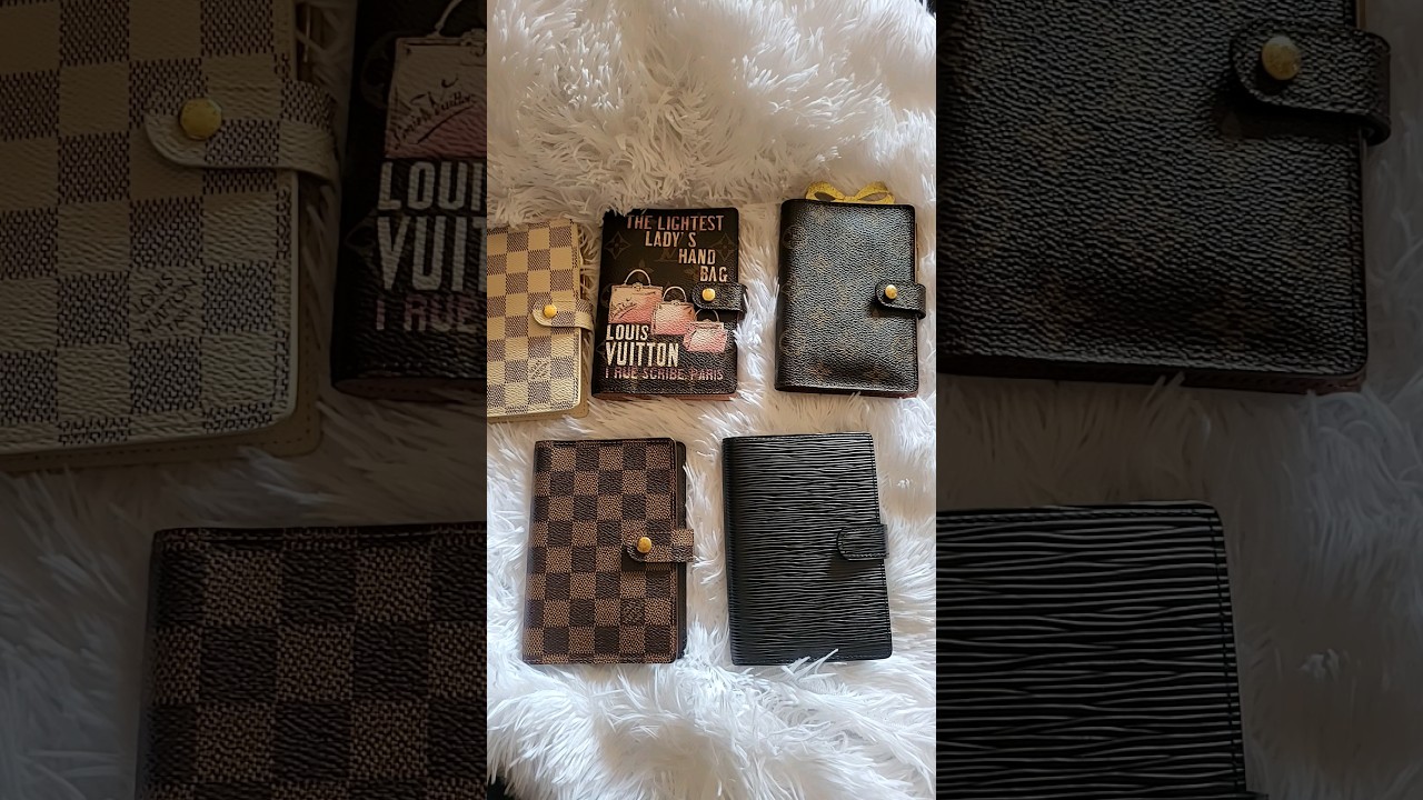 LOUIS VUITTON SMALL RINGS AGENDA COLLECTION. #lv #agenda #slg #louisvuittonmonogram #planner 🤍