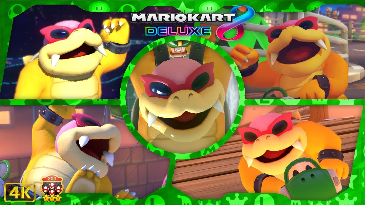 Mario Kart 8 Deluxe DLC ⁴ᴷ Full Booster Pass Course (200cc, All 12 DLC Cups) Roy gameplay