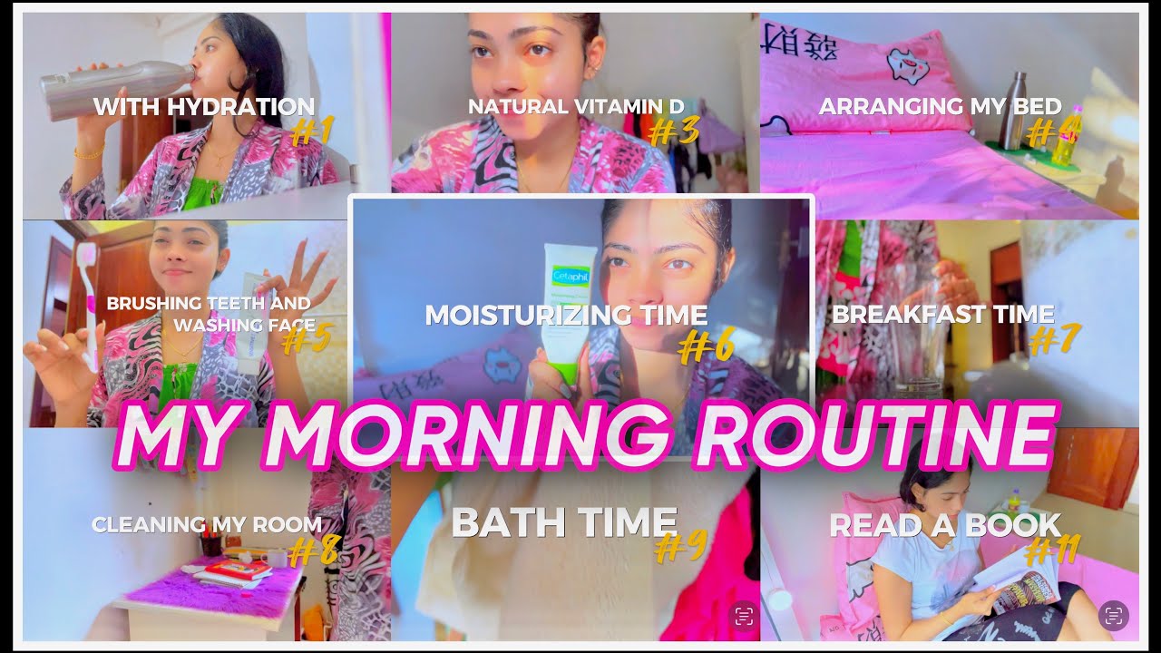 My morning routine ☀️🫶🏻 මාව ලස්සන කරන මගේ උදේ වරුව | Healthy & Productive