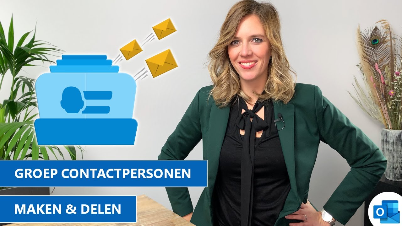 Contactpersonen groep maken & delen in Outlook 📧