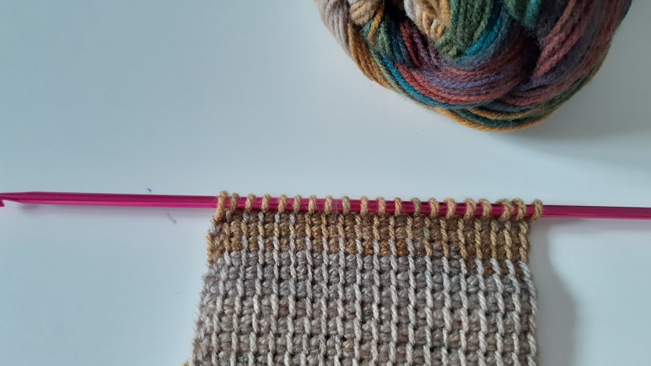 Point basique crochet tunisien