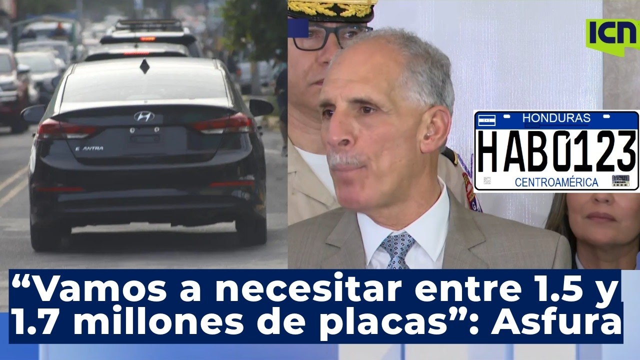 “Placas vehiculares con SIM identificarán delitos”: Nasry Asfura anuncia nuevo sistema en Honduras