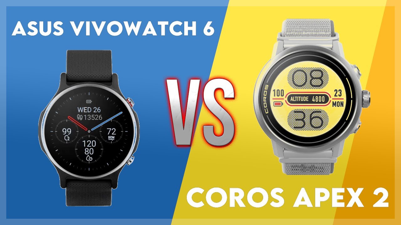 Asus VivoWatch 6 vs Coros Apex 2 Comparison