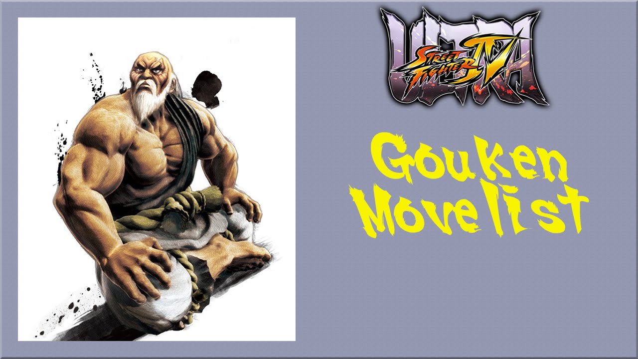 Ultra Street Fighter IV - Gouken Move List