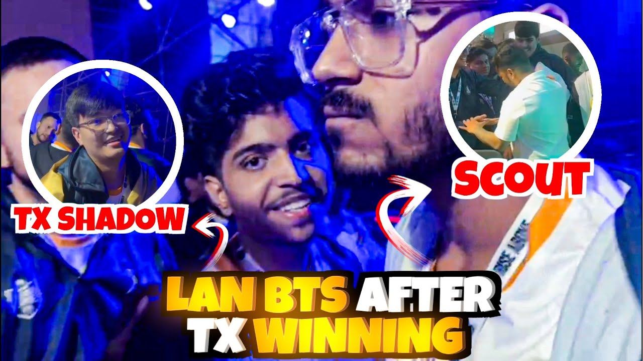 BTS Scene After TX Winning ! Players Emotional Moment ! Scout Happiest Moment! #bgmi #tx #bgis