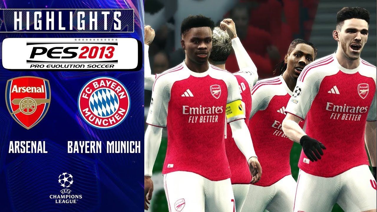 🔴 ARSENAL vs BAYERN MUNICH | UEFA Champions League ⚽ EPES26 PES 2013 Full Match Gameplay 🎮