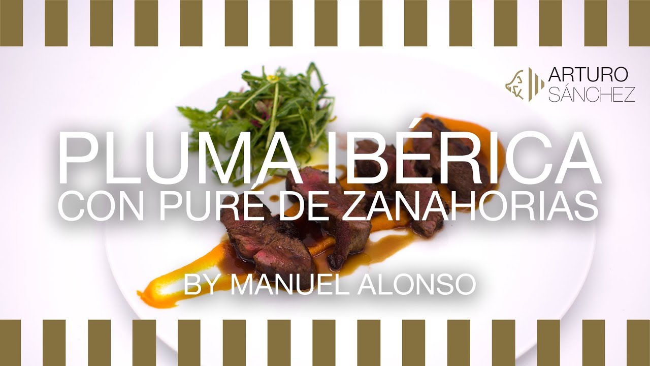 Pluma Ibérica con puré de zanahorias by Manuel Alonso