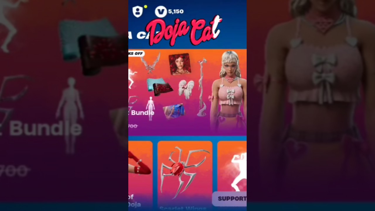 Набор DOJA CAT — огонь! 🔥 Fortnite