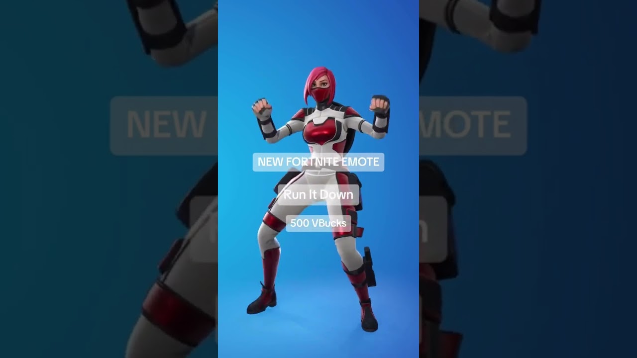 NEW FORTNITE EMOTE *Run It Down* 