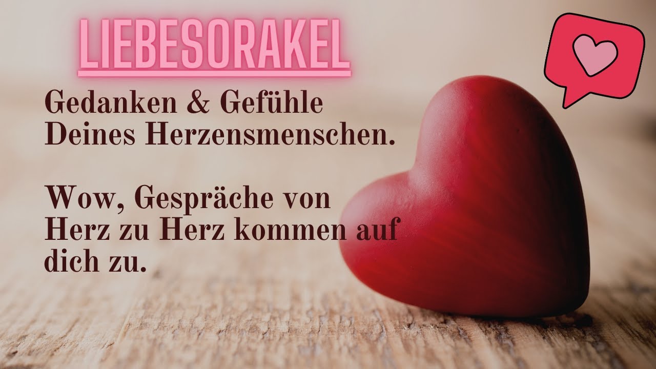 Glückliche Fügung! Gespräche von Herz zu Herz 😍 erreichen dich (Orakel Liebesorakel)