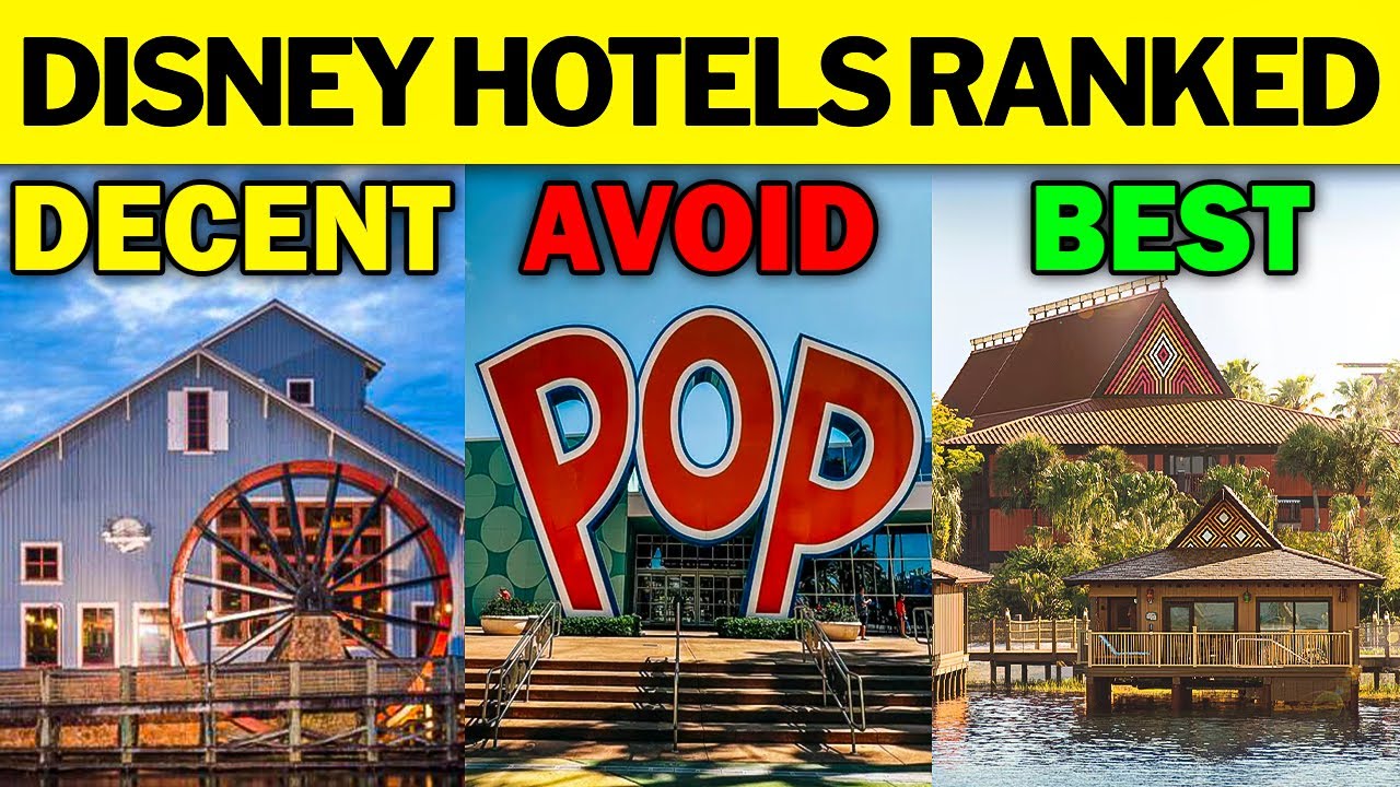 Ranking EVERY Disney World Hotel From WORST to BEST (Which to AVOID!)