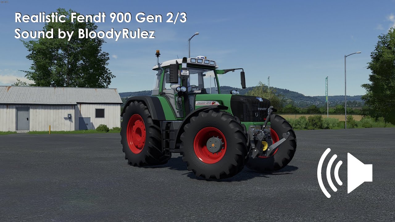 FS22 - Realistic Fendt 900 Gen 2/3 Sound by BloodyRulez | Farming Simulator 22