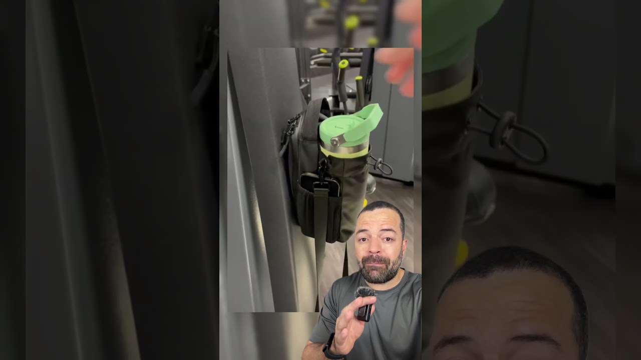 O melhor produto para academia ✅ Bolsa para garrafa com im&atilde;