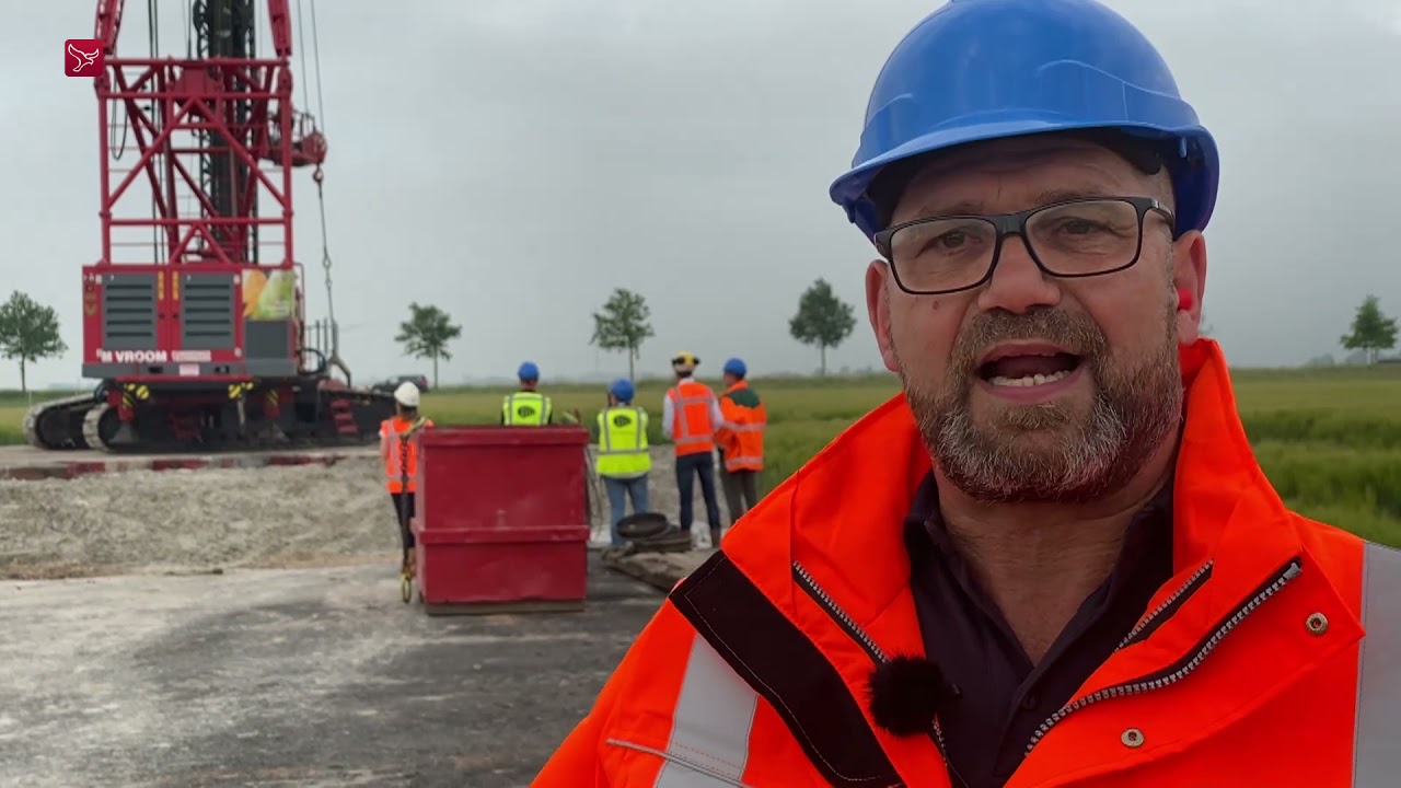 Bouw Windplanblauw begonnen bij Swifterbant