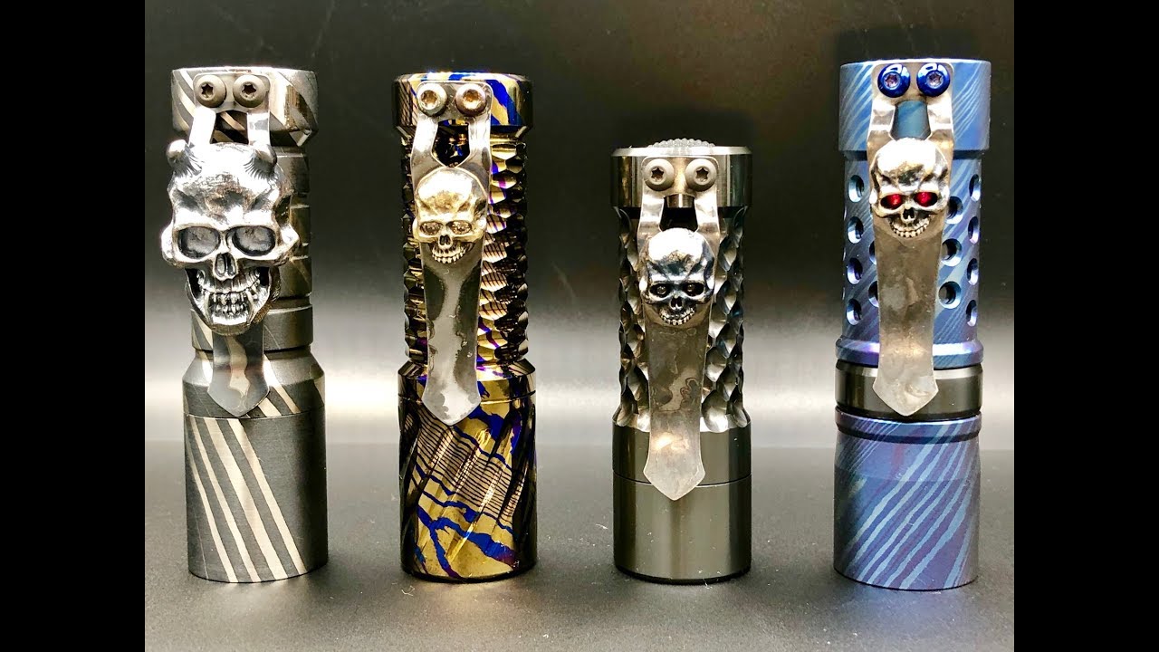 Flashlight and custom torch collection - Barrel, Hanko, Okluma, Miklos, Surefire, Nitecore