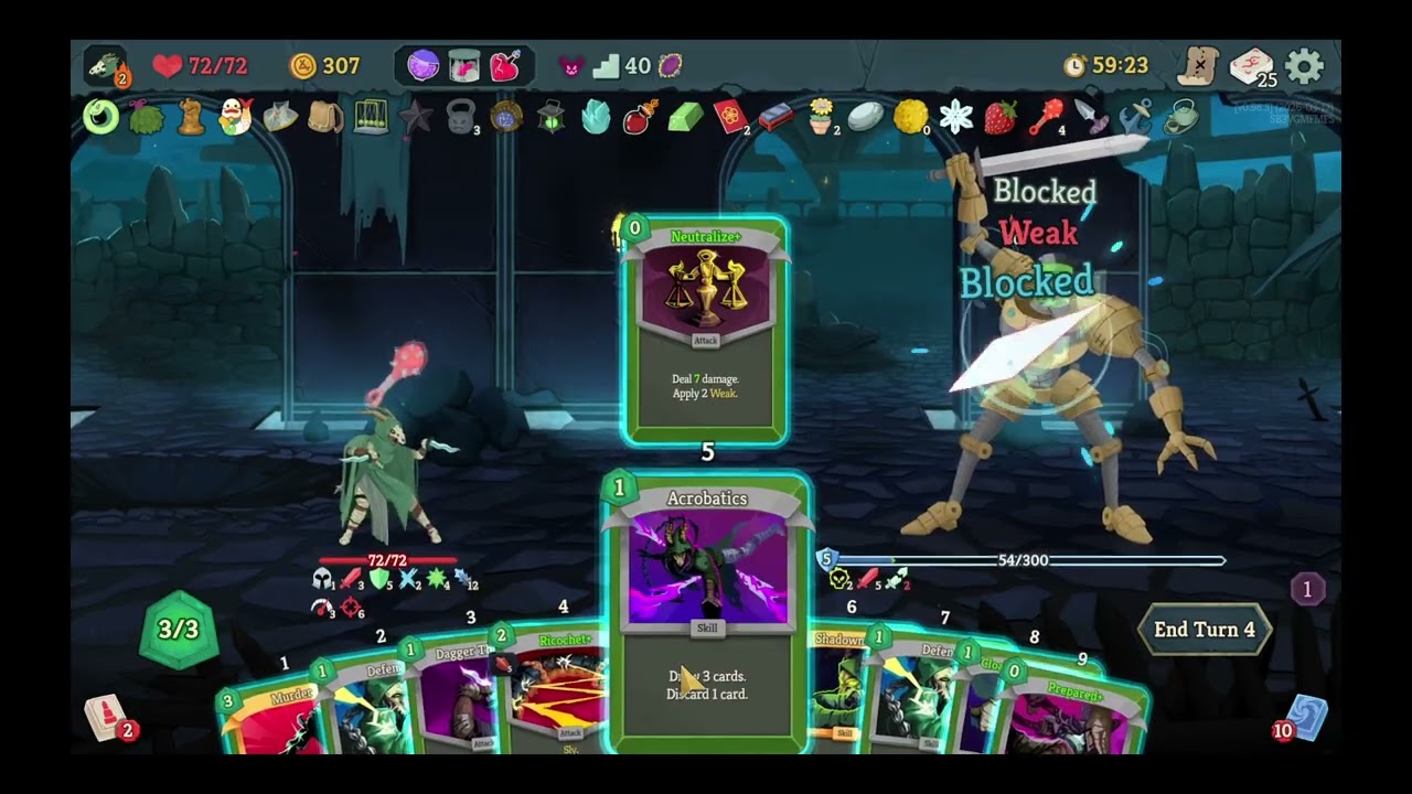 Climbing the Spire again! Slay the Spire II Silent discard deck act 3