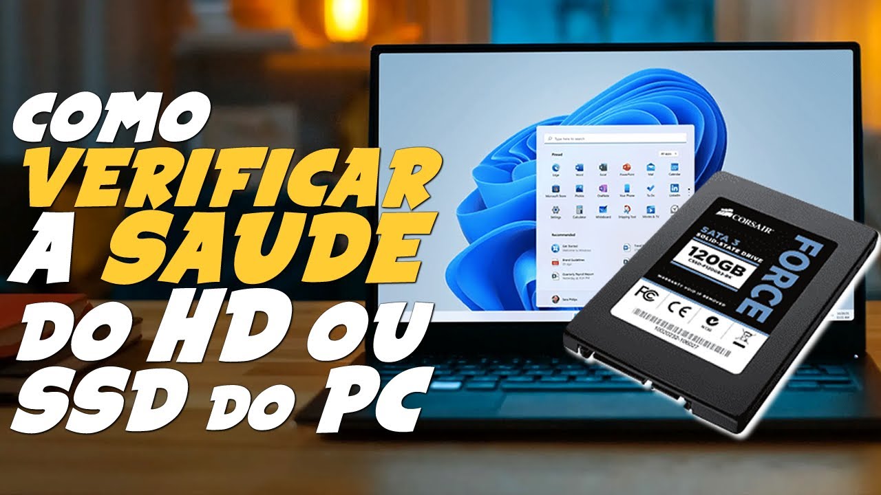 Como VER ESTADO e SA&Uacute;DE do HD ou SSD do PC