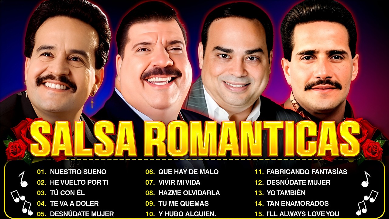 Salsa Romántica Inolvidable ✨ Frankie Ruiz, Maelo Ruiz, Gilberto Santa Rosa – Lo Mejor Para Dedicar