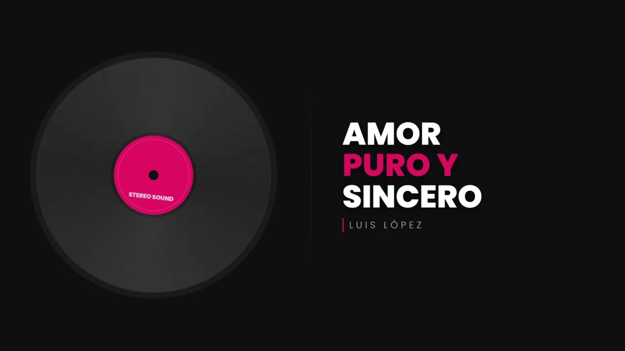 Amor puro y sincero (Versión ranchera) - Luis López