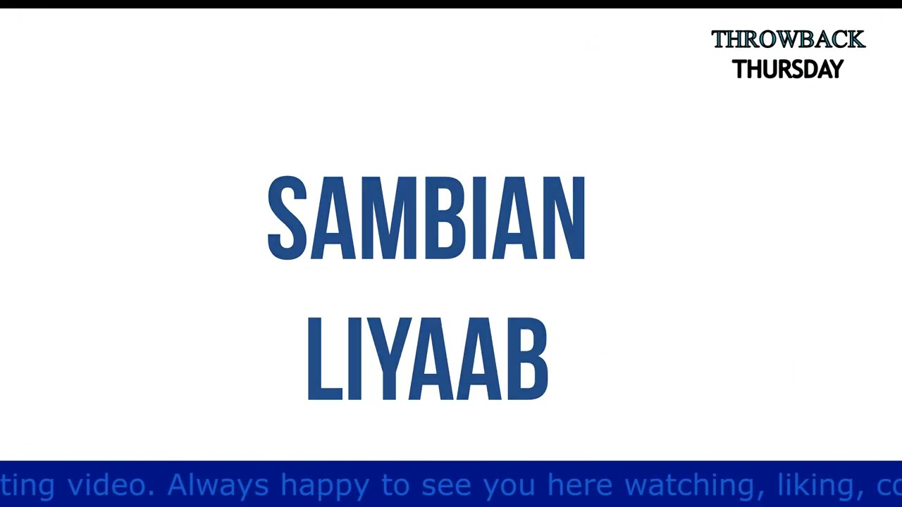 Sambian Liiyab | laa te min de fei (lyrics video)