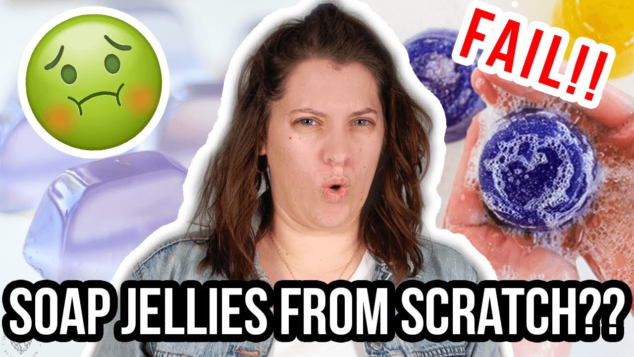 I Tried to Make Soap Jellies from Scratch and...EPIC FAIL | 