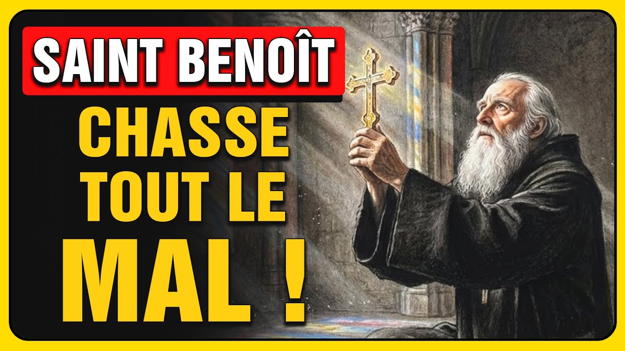 PRIÈRE DE SAINT BENOÎT POUR SE PROTÉGER DES ENNEMIS ! Priez pendant 3 jours et chassez tout le mal !