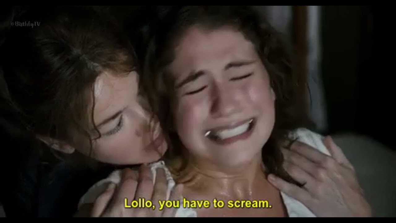 Die geliebten Schwestern (2014): Charlotte gives birth while her husband sleeps through it