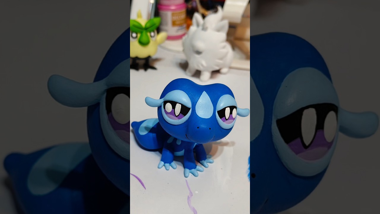 Gecqua Pok&eacute;mon #DIY 🦎💧 #pokemonwindsandwaves