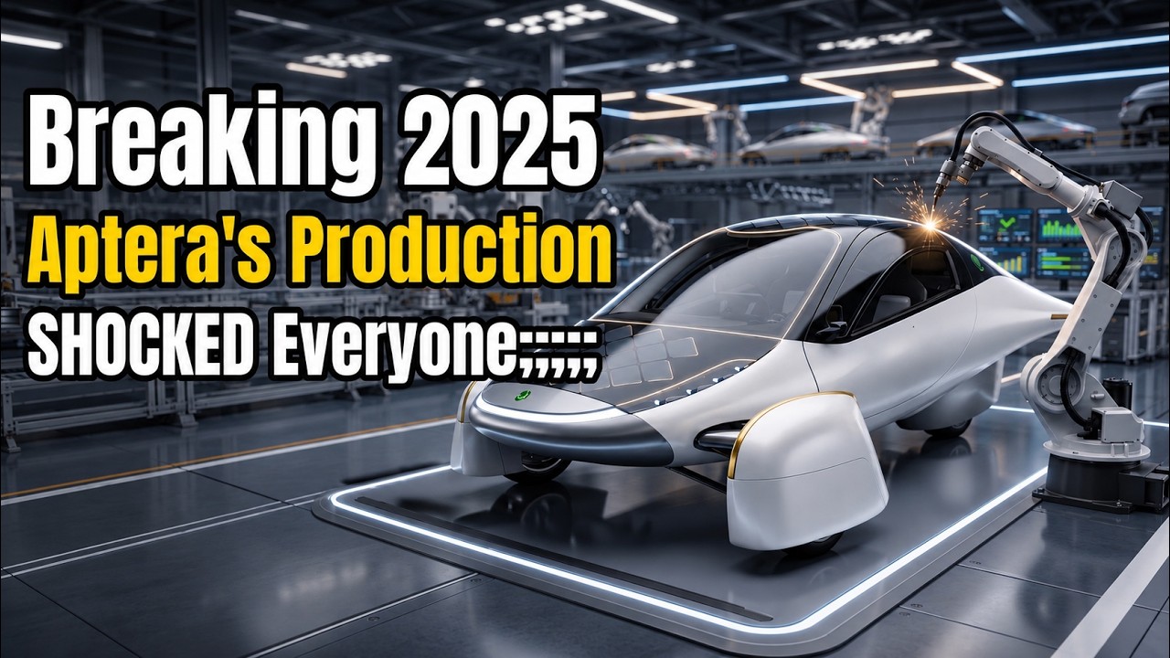 They Said Aptera Would Fail &mdash; The NEW Production Numbers Prove Every Critic WRONG