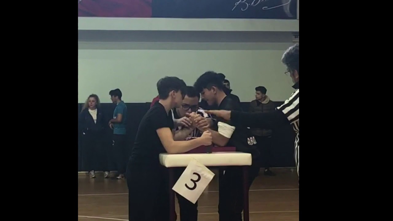 Atatürk Anadolu Lisesi (silivri) Bilek Güreşi Müsabakaları..