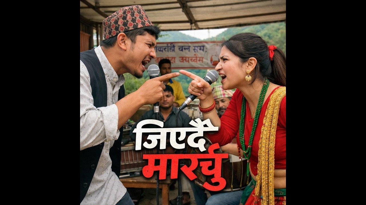 जिउँदै मार्छु 😱 | Dohori Battle Song 2026 | केटा vs केटी Live Stage