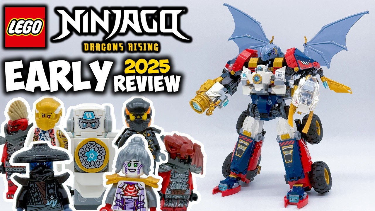 Zane's Ultra Combiner Mech EARLY 2025 Review! Ninjago Dragons Rising Set 71834