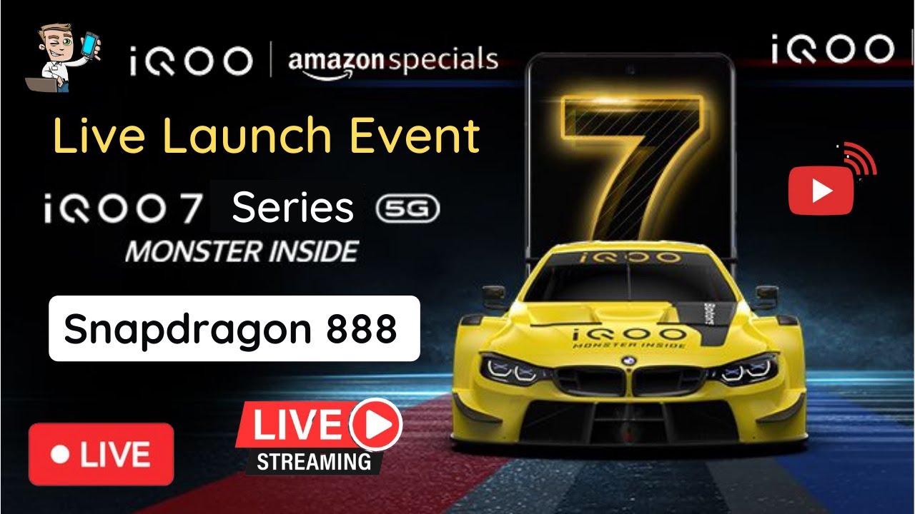 IQOO 7 Series LIve Launch Event | IQOO 7 Legend | IQOO 7 Series Launch LIvestream | IQOO IN | PHONLY