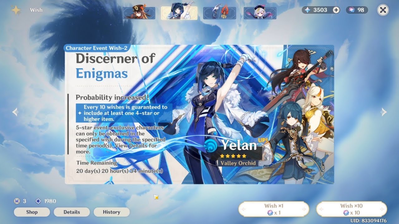 Pulling For Yelan f2p (50/50) | Genshin Impact