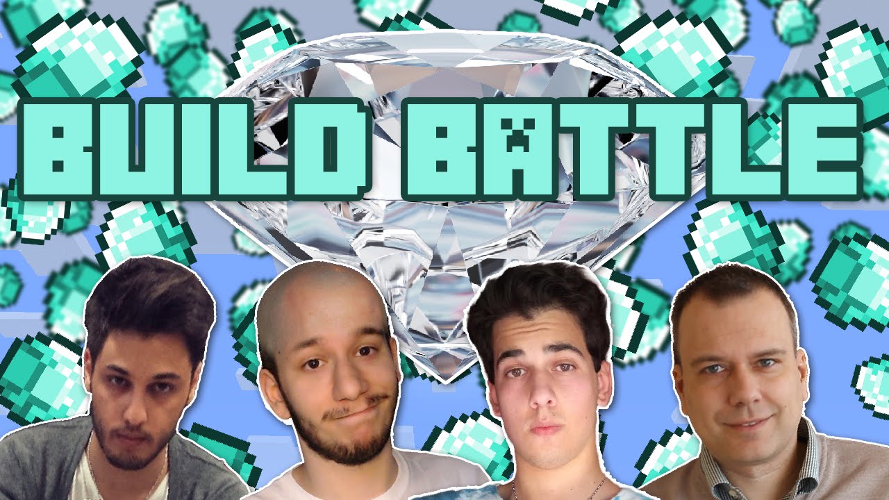I DIAMANTI GLEZZI - Minecraft ITA - BUILD BATTLE w/ JacoRollo, Metano, Tech4Play