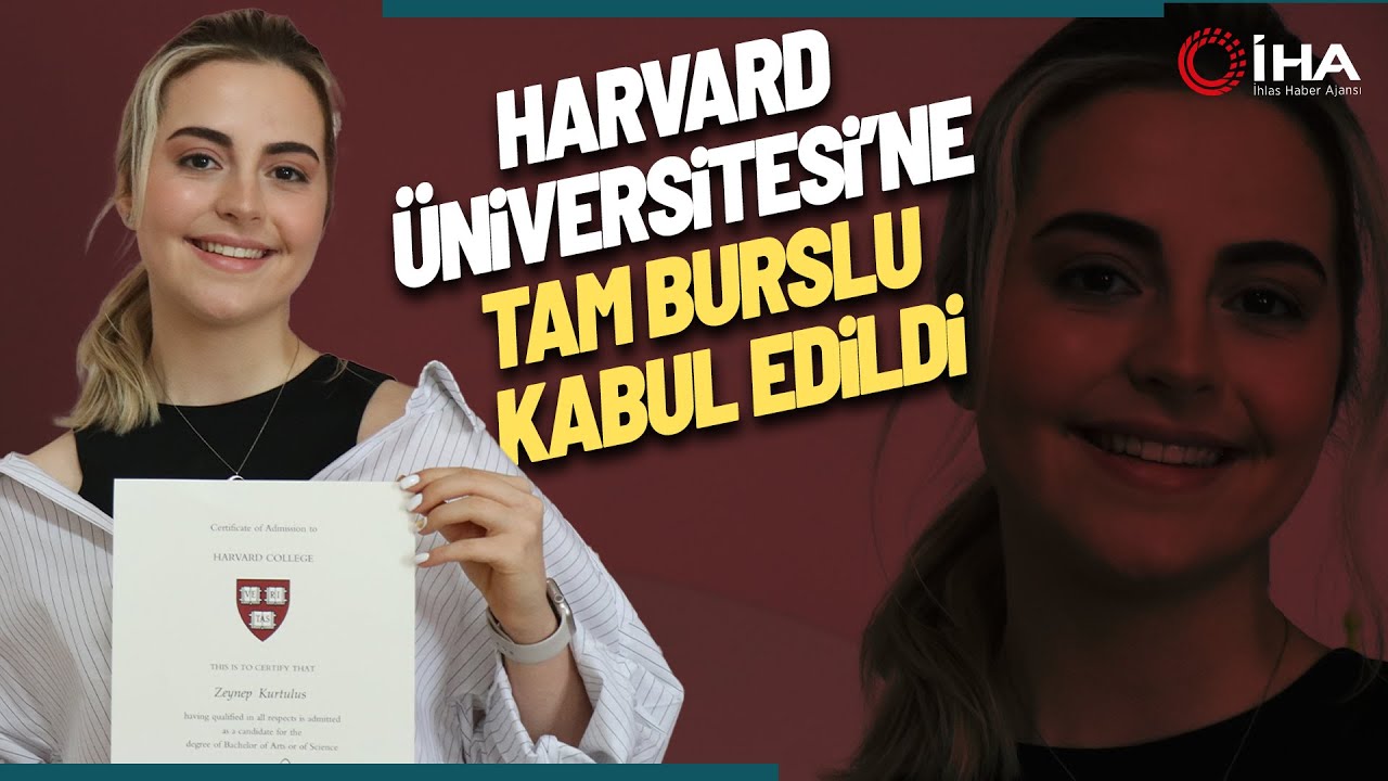 Sakarya'dan Harvard Üniversitesi'ne: Tam Burslu Kabul Edildi