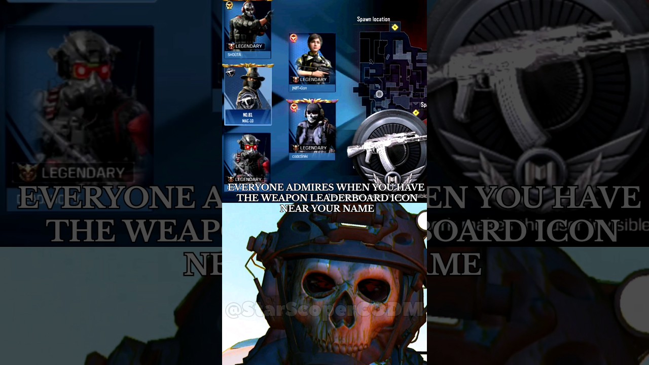 WEAPON LEADERBOARD STRUGGLE #callofdutymobile #callofduty #cod #codm #codmobile #codmobilegameplay