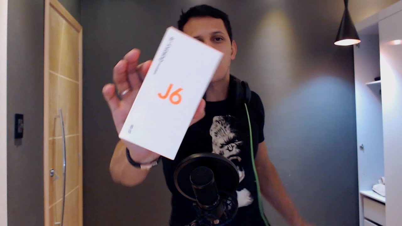 UNBOXING SAMSUNG J6 2018 TELA INFINITA E TV DIGITAL!