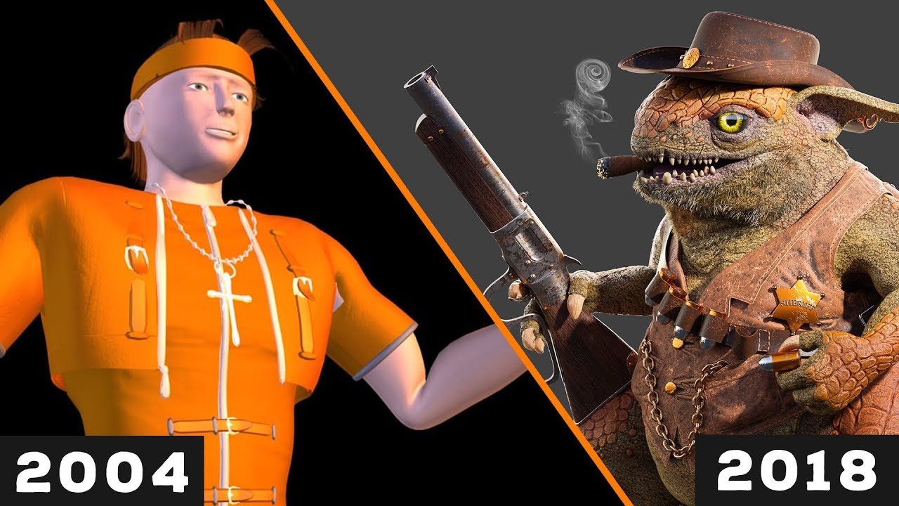 My 3D Art Progress in 14 Years (Blender & Cinema 4D)