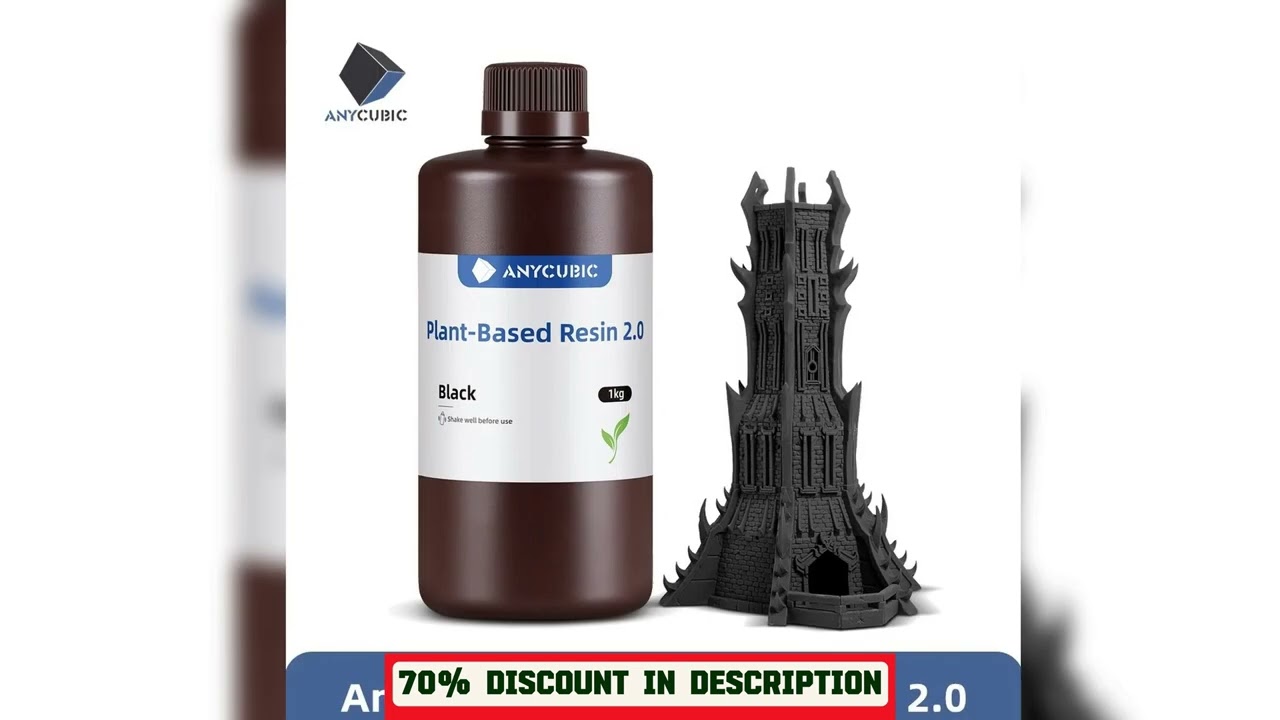 Latest Products You Must Know! NEWEST ANYCUBIC ECO UV Resin 2.0 For LCD 3D Printer Low Odor Safety