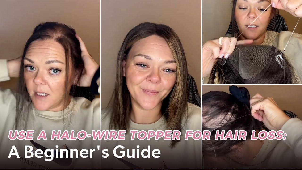 How to Use a Halo-Wire Topper for Hair Loss: A Beginner's Guide | UniWigs Breeze