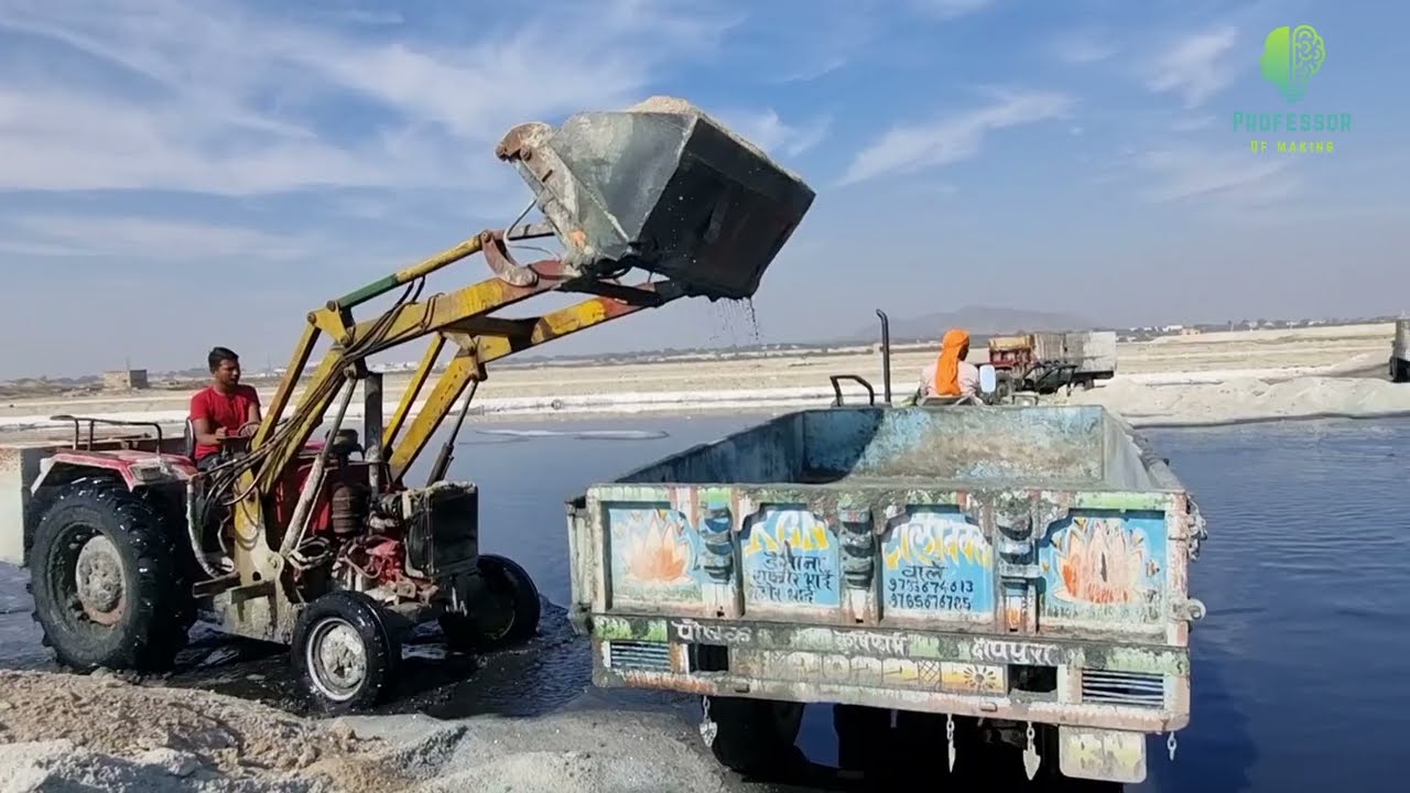 Salt Production In Large Processing Unit || How Salt Is Made