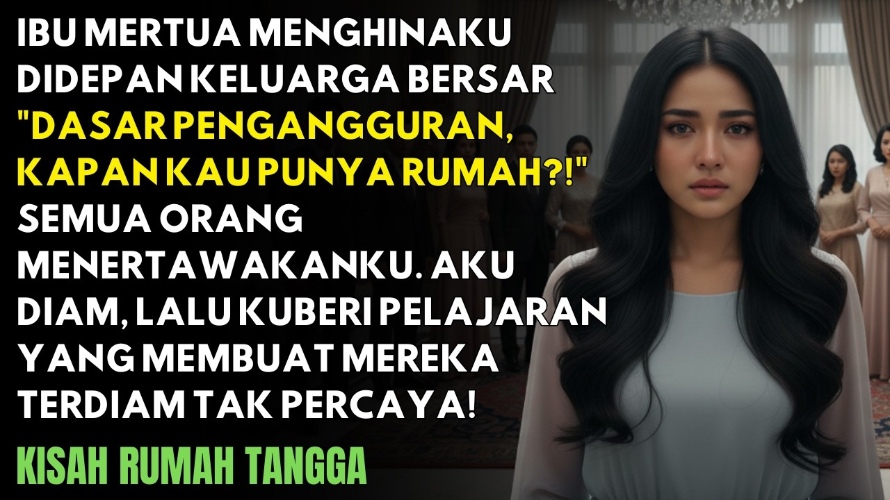 DIHINA PENGANGGURAN, TERNYATA DIA YANG BAYAR SEMUA HUTANG MERTUA! SATU KELUARGA TERDIAM MALU