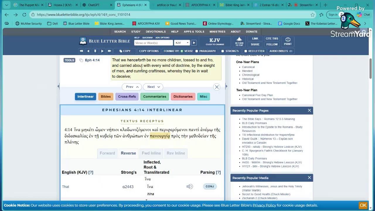 The Puppet Master Is Weaving His Web
