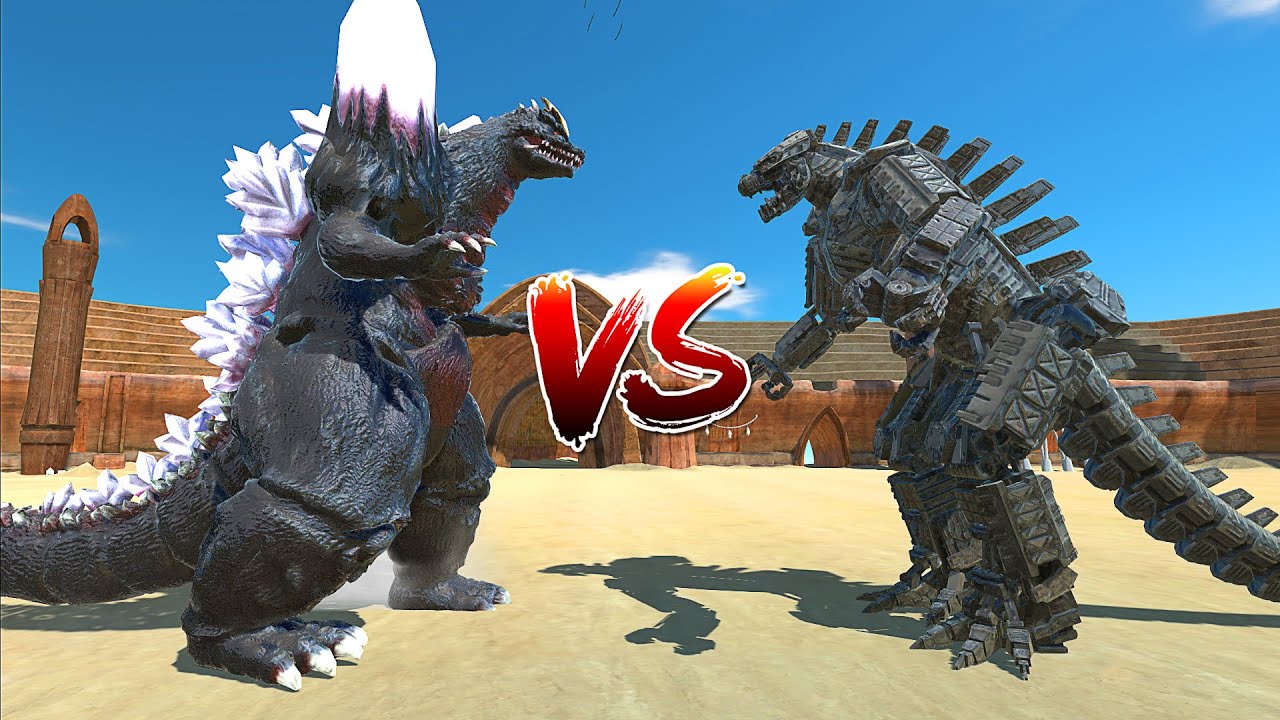 SPACE GODZILLA VS MECHA GODZILLA - Animal Revolt Battle Simulator
