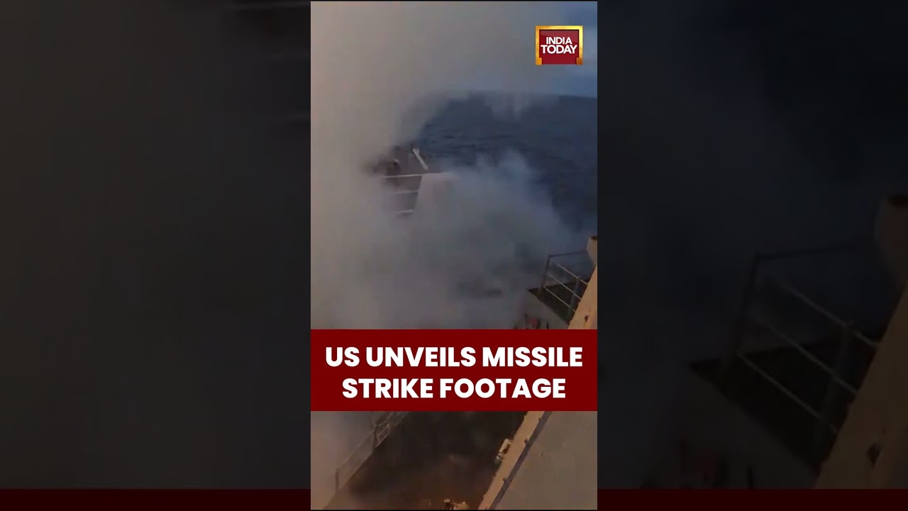 US Military Shares Footage of Warship Firing Missiles During Iran Strikes l #usstrikes #iranuswar